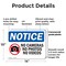 Signmission No Cameras No Photos No Videos, 14 in W x Rectangle, Plastic OS-2PACK-NS-P-1014-L-14402 - alternate 8